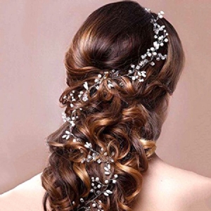 Acessórios De Cabelo De Noiva De Tirar O Fôlego Feminino 1m
