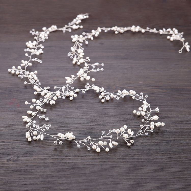 Acessórios De Cabelo De Noiva De Tirar O Fôlego Feminino 1m