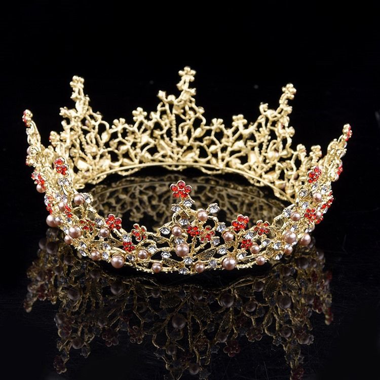 Acessórios Para Cabelo Feminino Com Tiara De Pérolas De Casamento