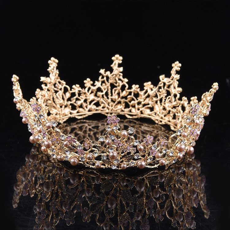 Acessórios Para Cabelo Feminino Com Tiara De Pérolas De Casamento