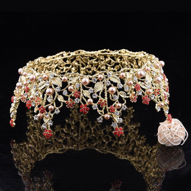 Acessórios Para Cabelo Feminino Com Tiara De Pérolas De Casamento