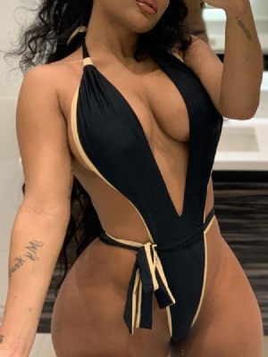 Conexão Feminina Chalaza Fashion Sexy One Piece Swimwear