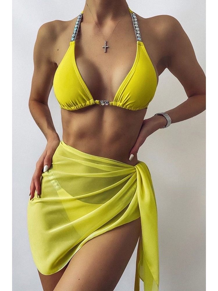 Conjunto Tankini Sexy Com Renda Roupa De Banho Feminina