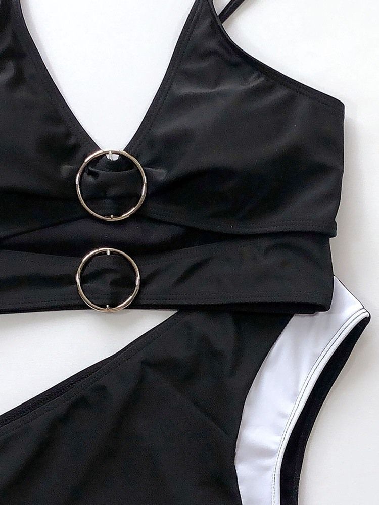 Conjunto Tankini Trajes De Banho Femininos Simples E Sexy