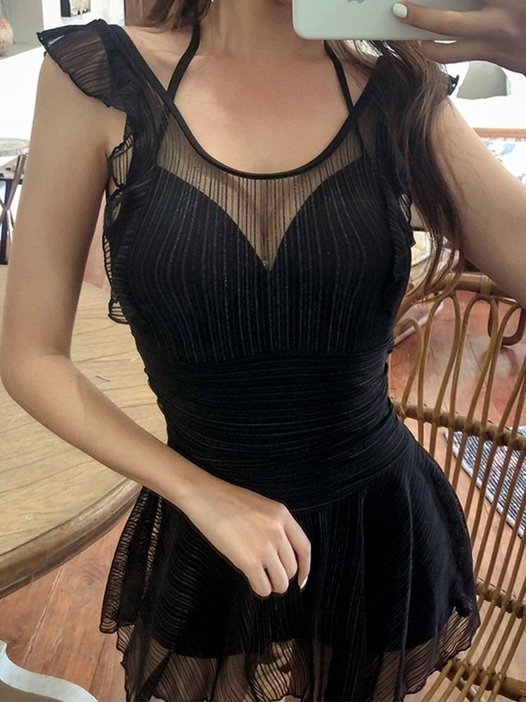 Traje De Banho Feminino Liso Monokini