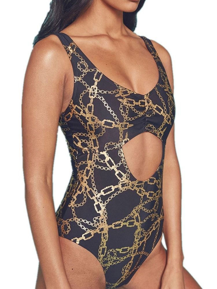 Traje De Banho Feminino Sexy De Uma Peça