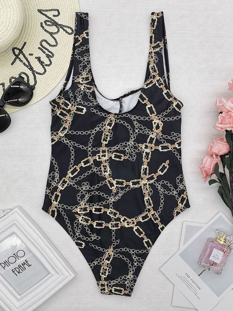 Traje De Banho Feminino Sexy De Uma Peça