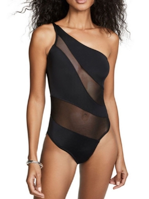 Traje De Banho Feminino Simples Sexy Oco De Uma Peça