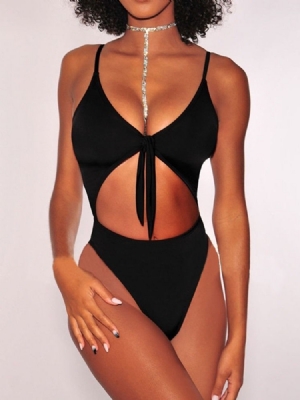 Traje De Banho Sexy Feminino Liso