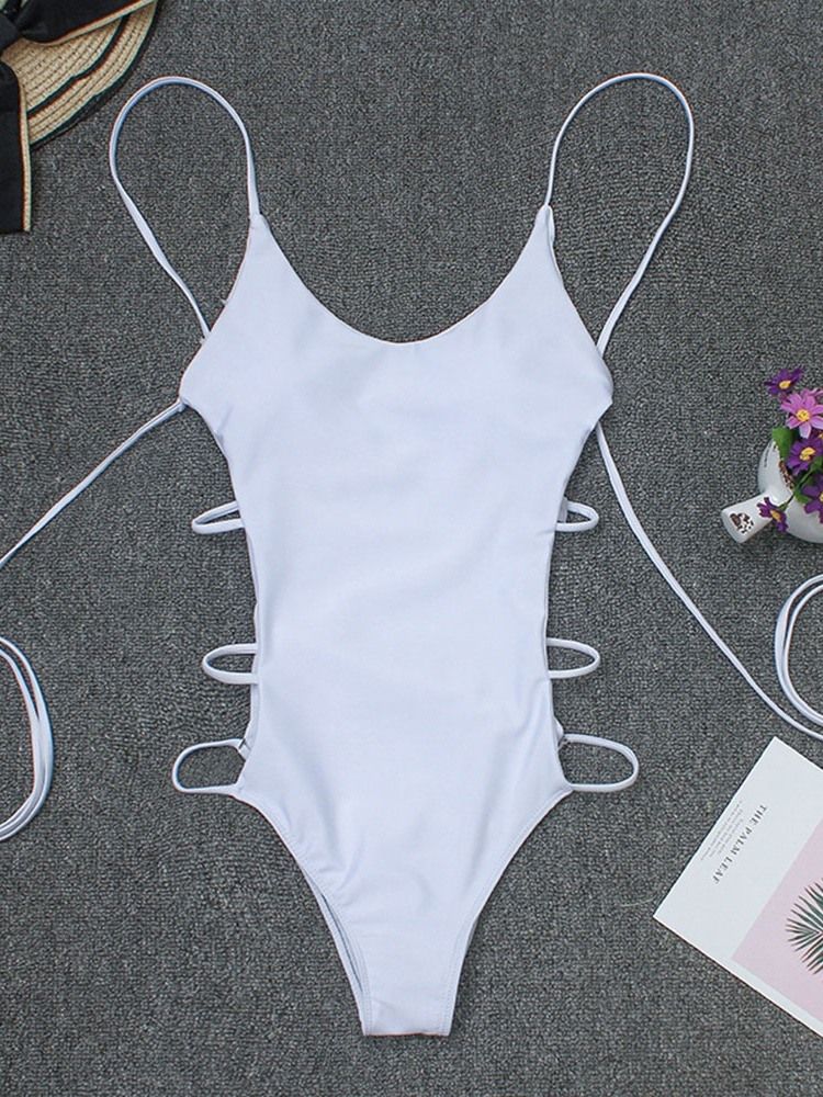 Trajes De Banho Femininos Com Renda Para Praia E Stretchy Oco