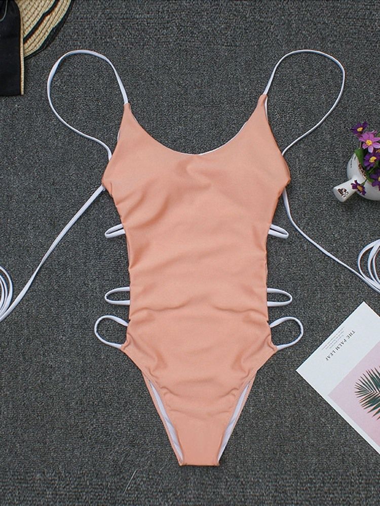 Trajes De Banho Femininos Com Renda Para Praia E Stretchy Oco