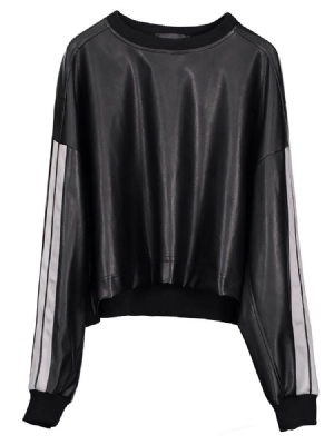 Lanterna De Gola Redonda Solta Manga Com Capuz Feminino