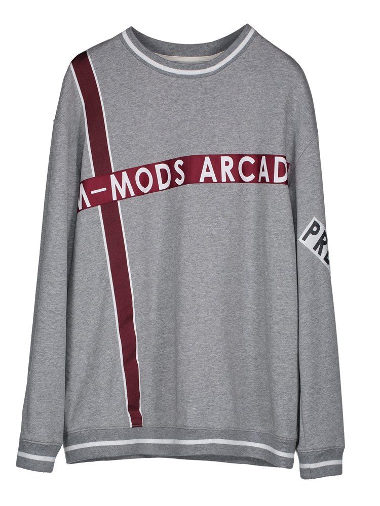 Moletom Com Gola Redonda E Listra Em Retalhos Com Capuz Feminino