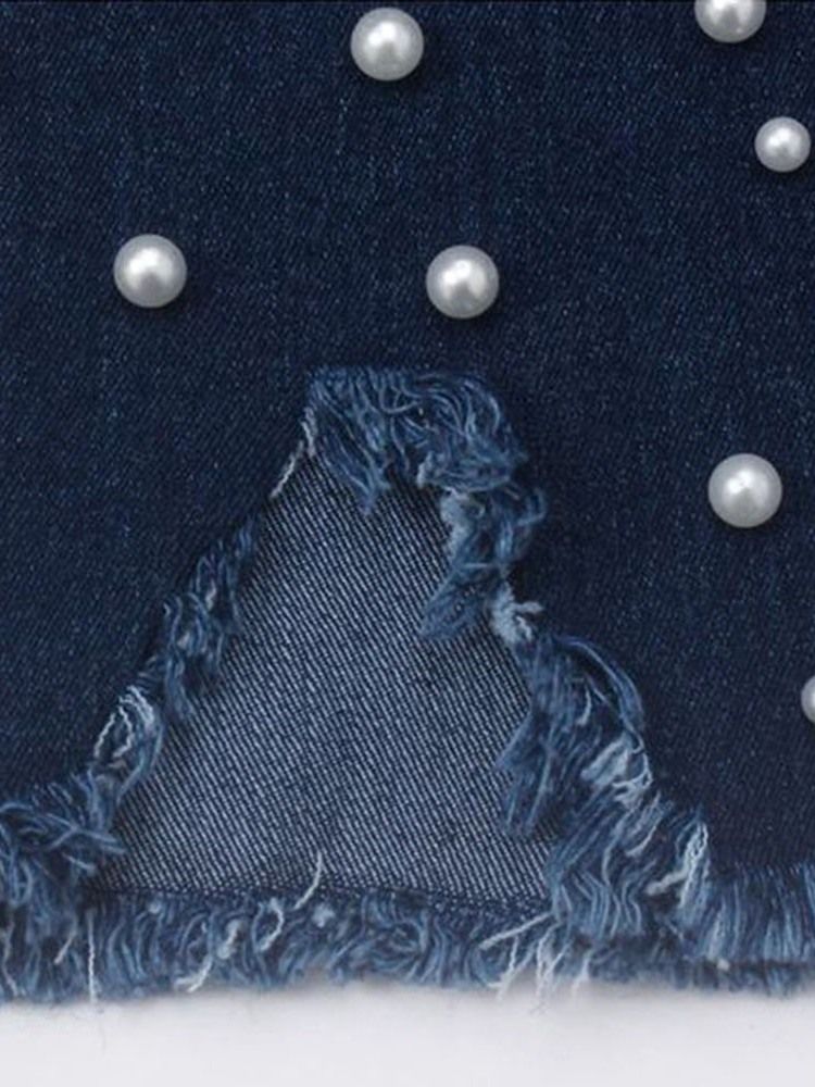 Calça Jeans Feminina Com Zíper Fino