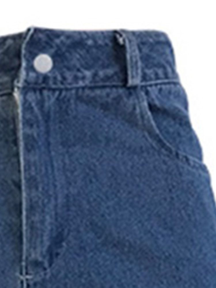 Calça Jeans Feminina Hole Bellbottoms Slim De Cintura Alta