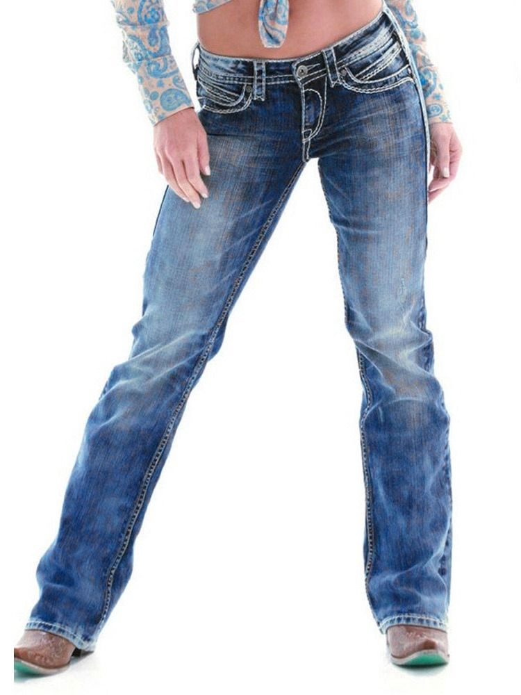 Calça Jeans Feminina Solta