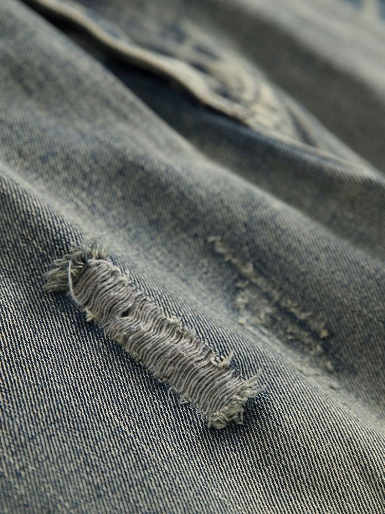 Calça Jeans Lisa Masculina Com Zíper Reto Casual