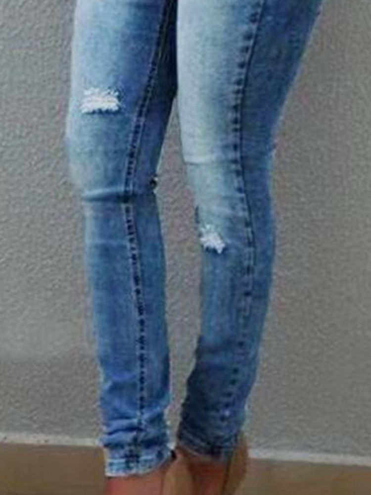 Calça Lápis Feminina Jeans Slim