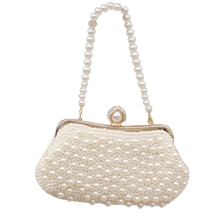 Beads Hasp Versatile Clutiles Evening Bags