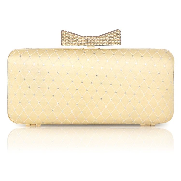 Bolsa Bowknot Banquet Clutches Evening