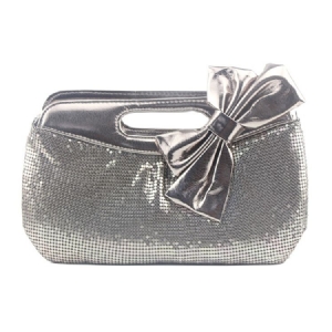 Bowknot Pu Embreagens Bolsas Noturnas