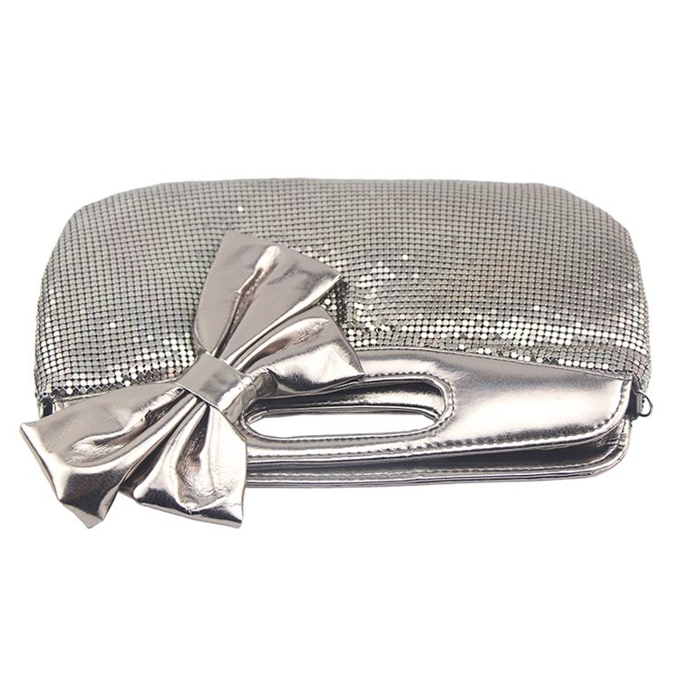 Bowknot Pu Embreagens Bolsas Noturnas