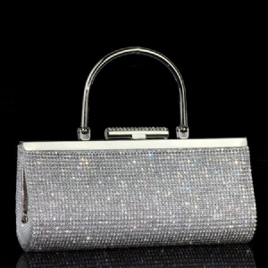 Clutch Estilo Lantejoulas Strass Estilo Coreano