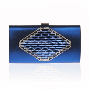Elegant Rhomb Rhomb Solid Colour Evening Clutch