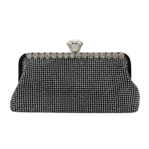 Embreagem Feminina De Decoração De Strass