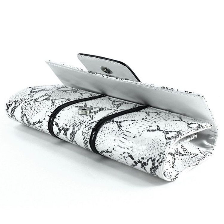 Embreagem De Noite Com Estampa Decorada Com Strass