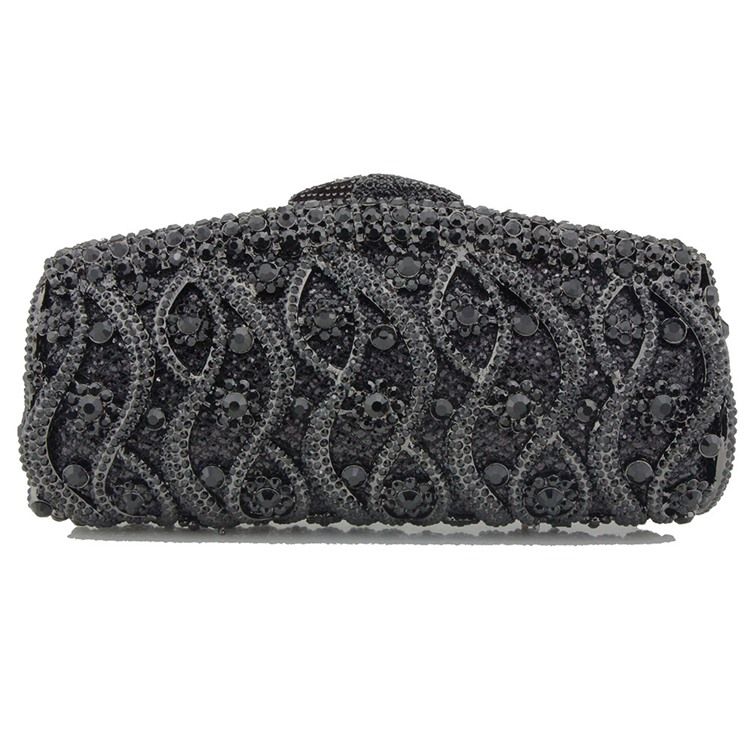 Embreagem De Strass Com Corrente De Luxo