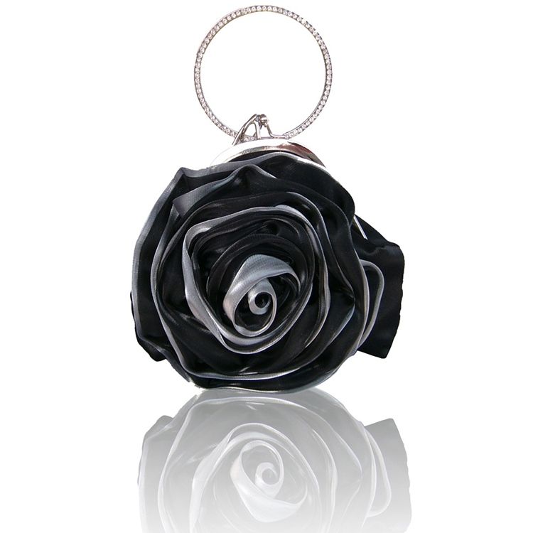 Embreagens Femininas Coloridas Em Forma De Rosa