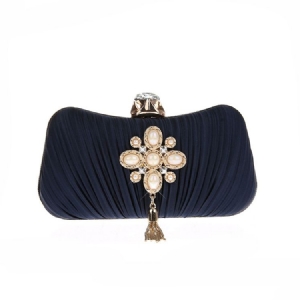 Exquisite Pendant Adornment Evening Clutch