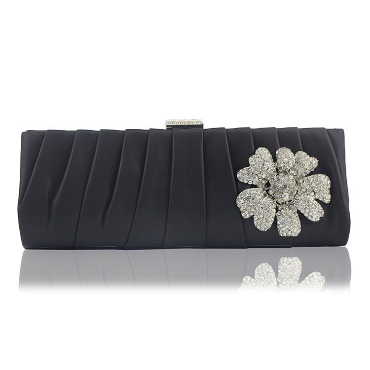Flower Versatile Pu Clutches Evening Bag