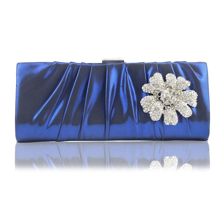 Flower Versatile Pu Clutches Evening Bag