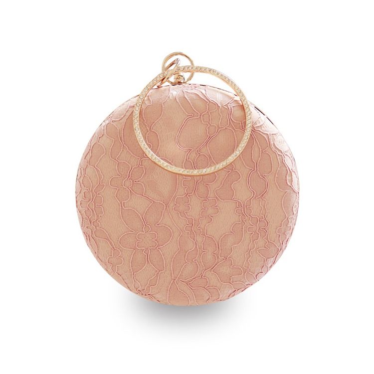Mini Bolsa Com Padrão De Renda