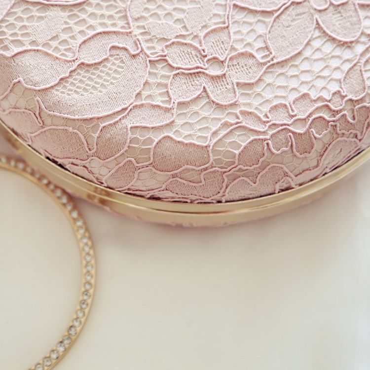 Mini Bolsa Com Padrão De Renda