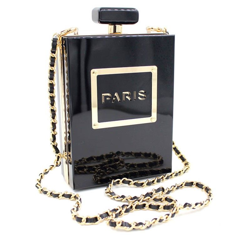 Mini Embreagem De Corrente De Design De Perfume