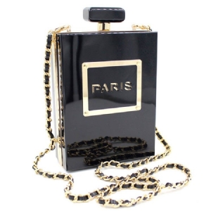 Mini Embreagem De Corrente De Design De Perfume