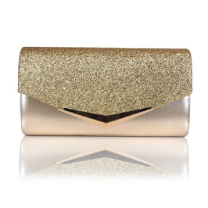 Plain Party Pu Embreagem Bolsas Noturnas