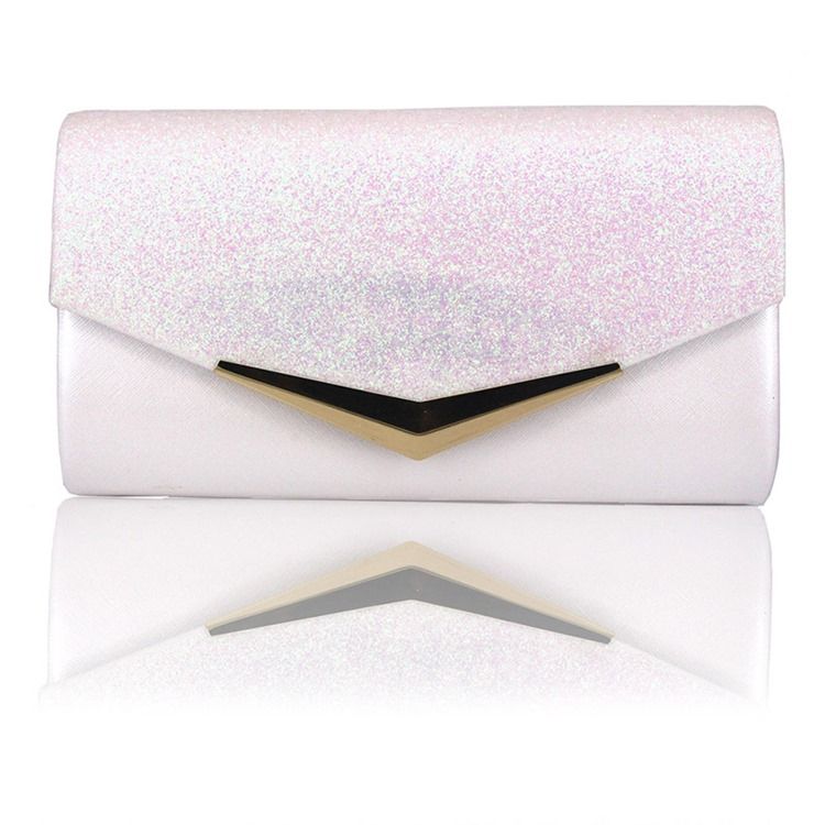 Plain Party Pu Embreagem Bolsas Noturnas