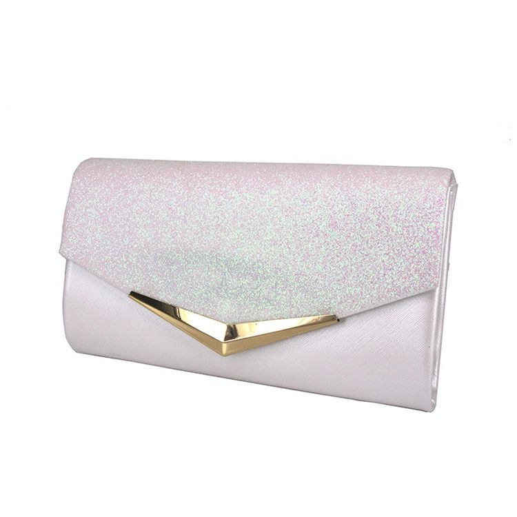 Plain Party Pu Embreagem Bolsas Noturnas