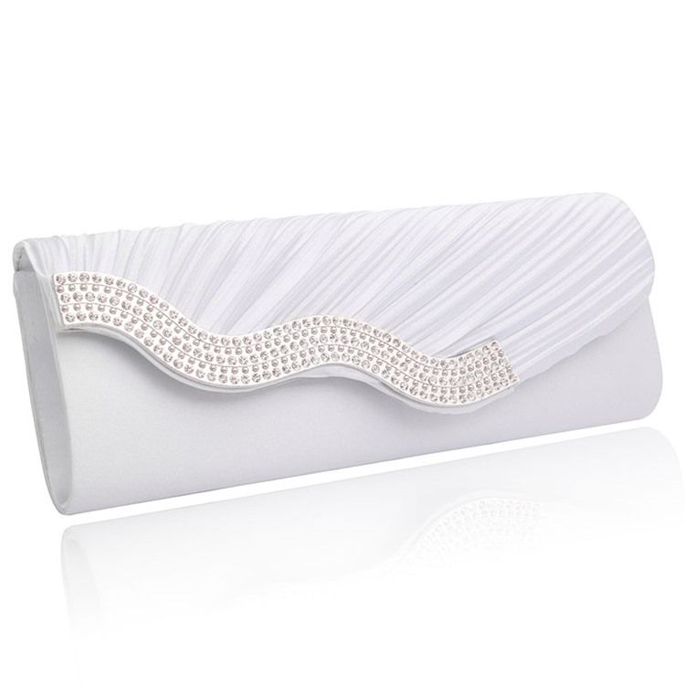 Rectângulo De Cetim Para Banquete Embreagens Sacos De Noite