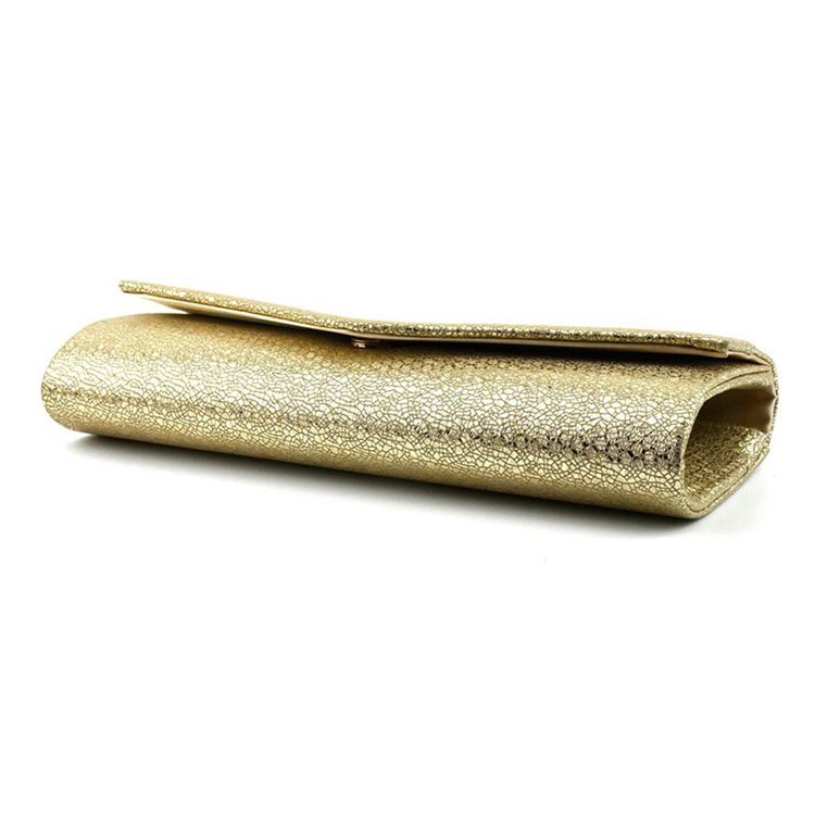 Saco Noturno Com Embreagens Versáteis Retângulo Com Envelope Dourado