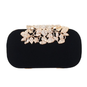 Sacos De Noite Com Garras Femininas De Strass Retângulo