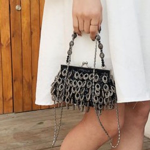 Shell Sequins Clutch Clutch