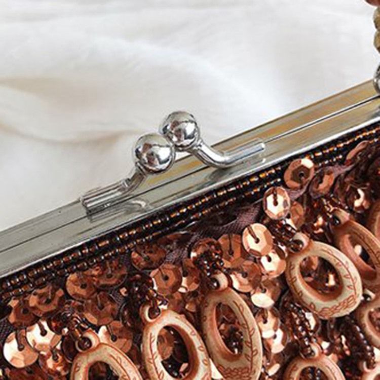 Shell Sequins Clutch Clutch