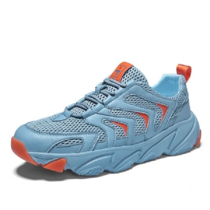 Pu Color Block Toe Round-up Tênis Masculino