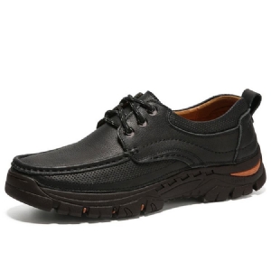 Sapatos De Trabalho Masculinos Simples Deslizantes E Decotados Na Parte Superior Redonda Do Dedo Do Pé Redondo