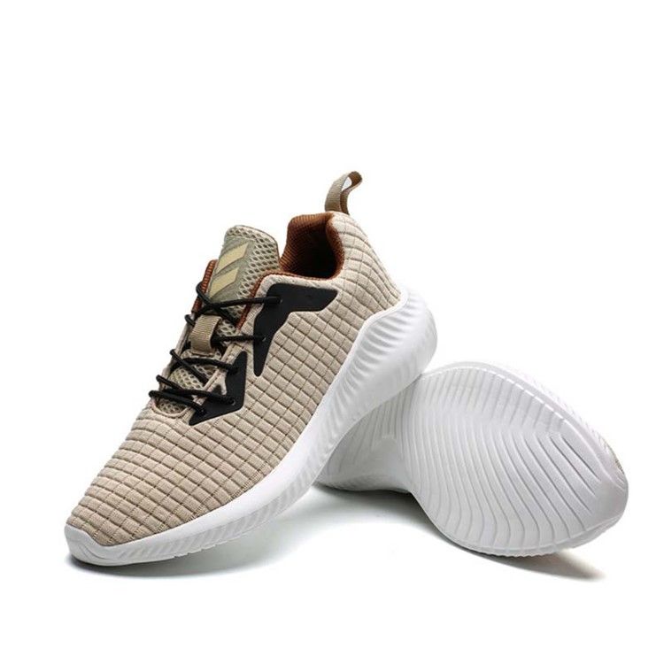Tênis De Ar Livre Masculino Flyknit Color Block Lace-up